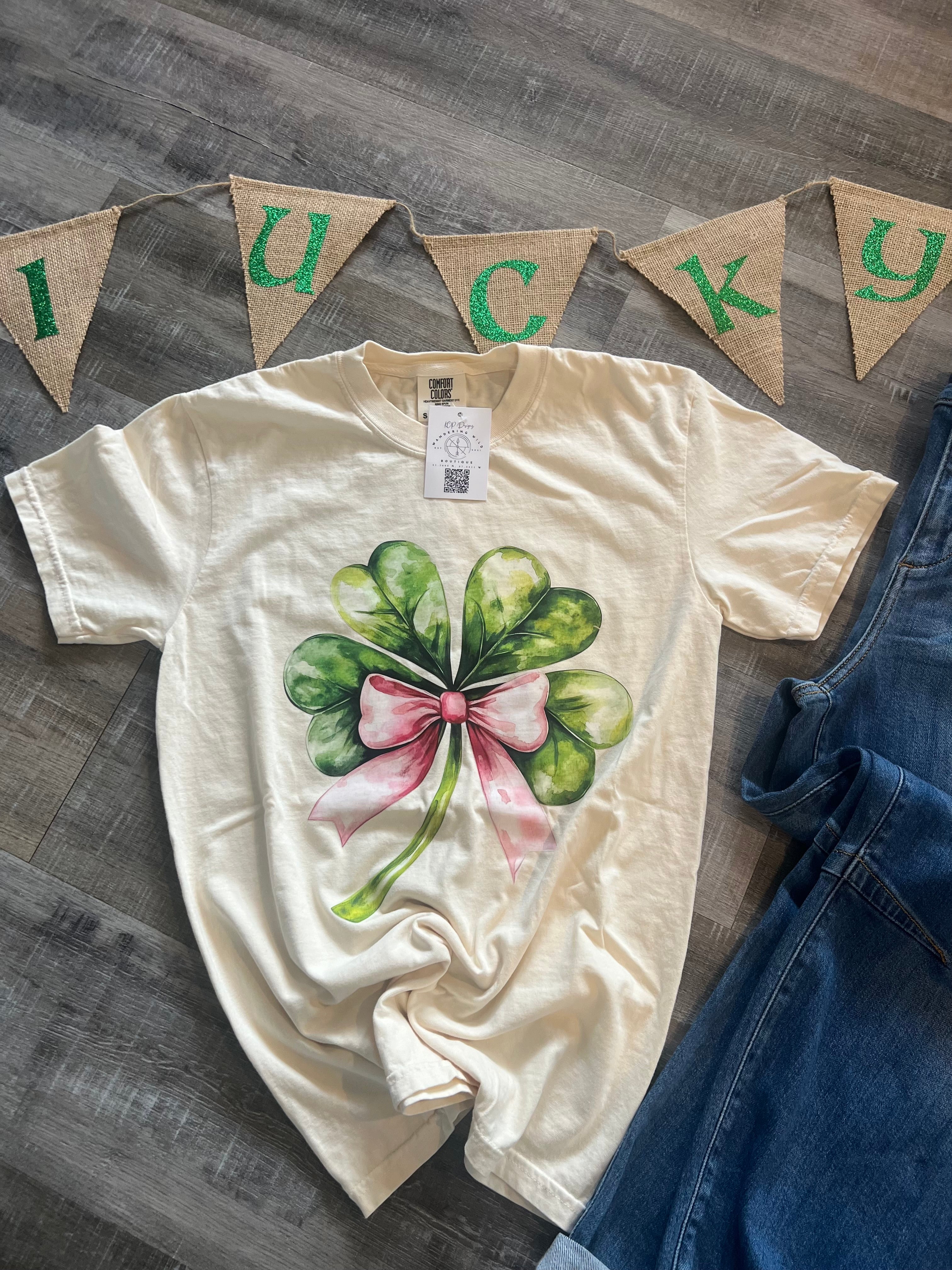 Shamrock Bow Tee