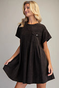 Pleated Side Pocket Mini