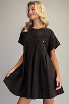 Pleated Side Pocket Mini