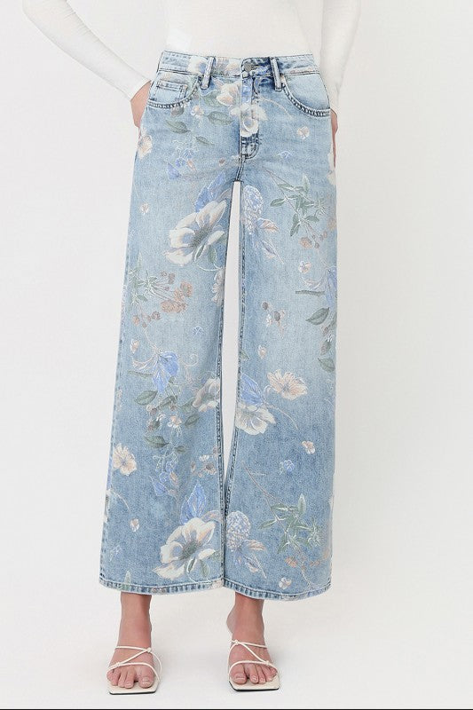 Vervet High Rise Floral Pants