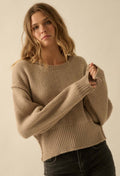 Exposed Seam Sweater