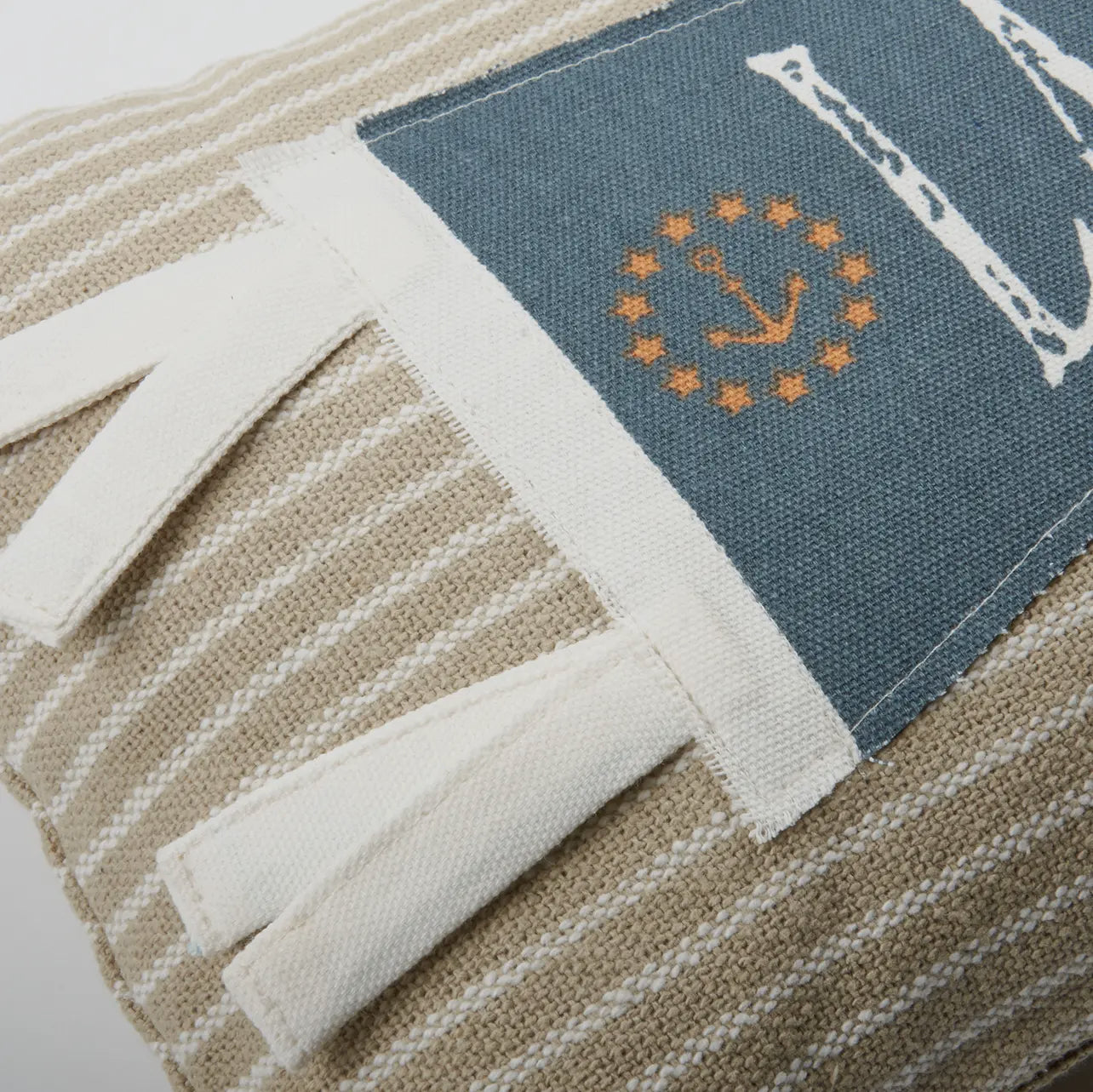 Lake House pennant throw pillow ￼