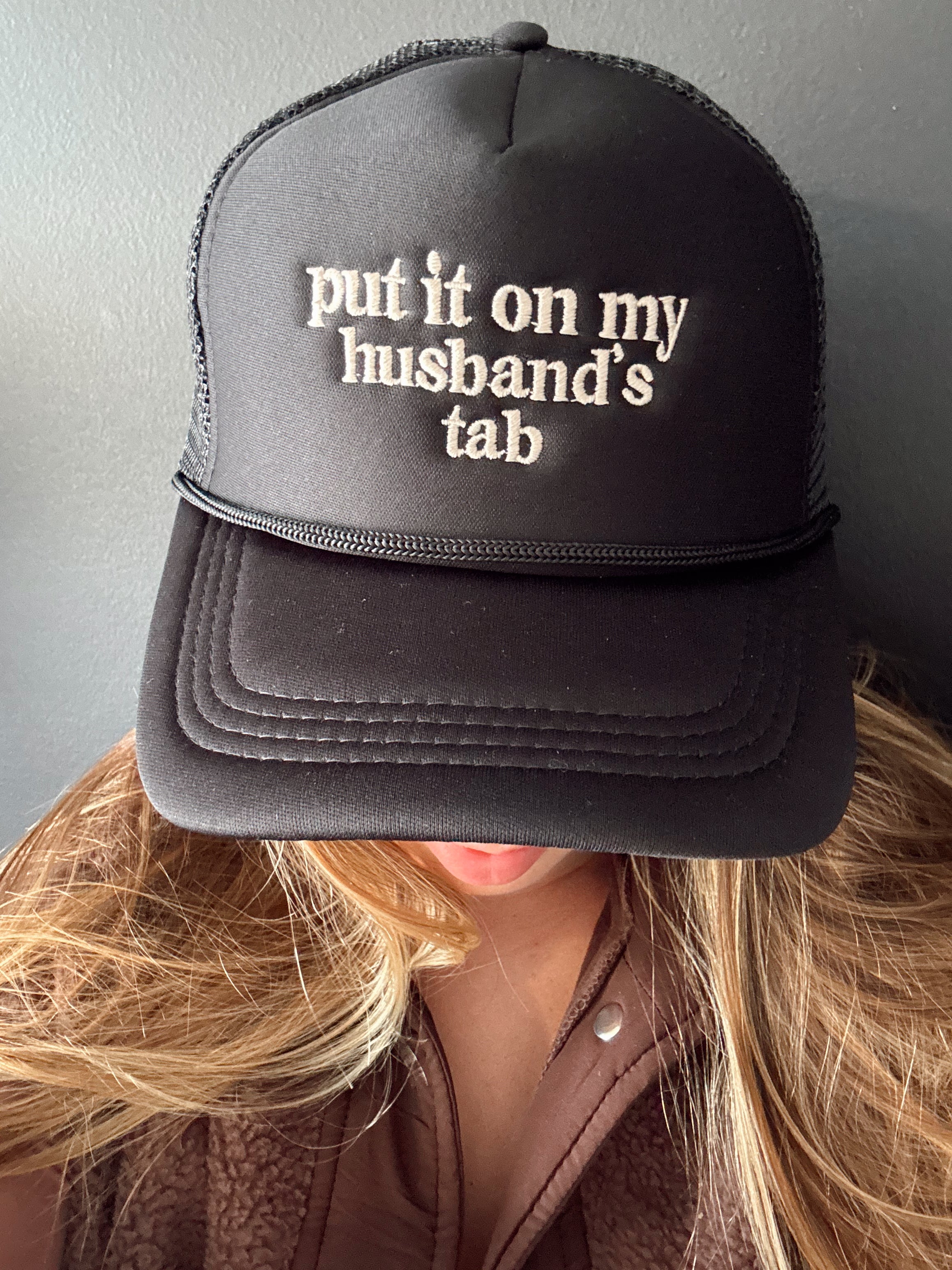 Husband’s Tab Trucker Hat