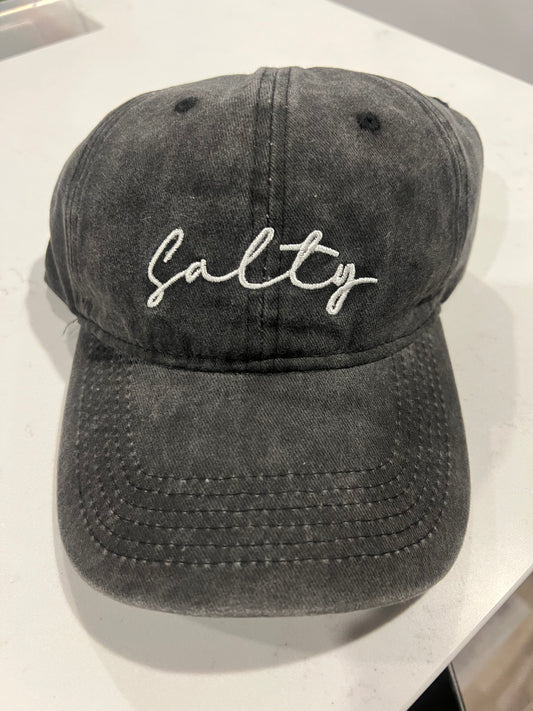 Salty embroidered hat