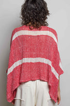 Striped Round Neck Knit Top