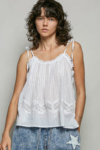 Shoulder Tie Tank Top