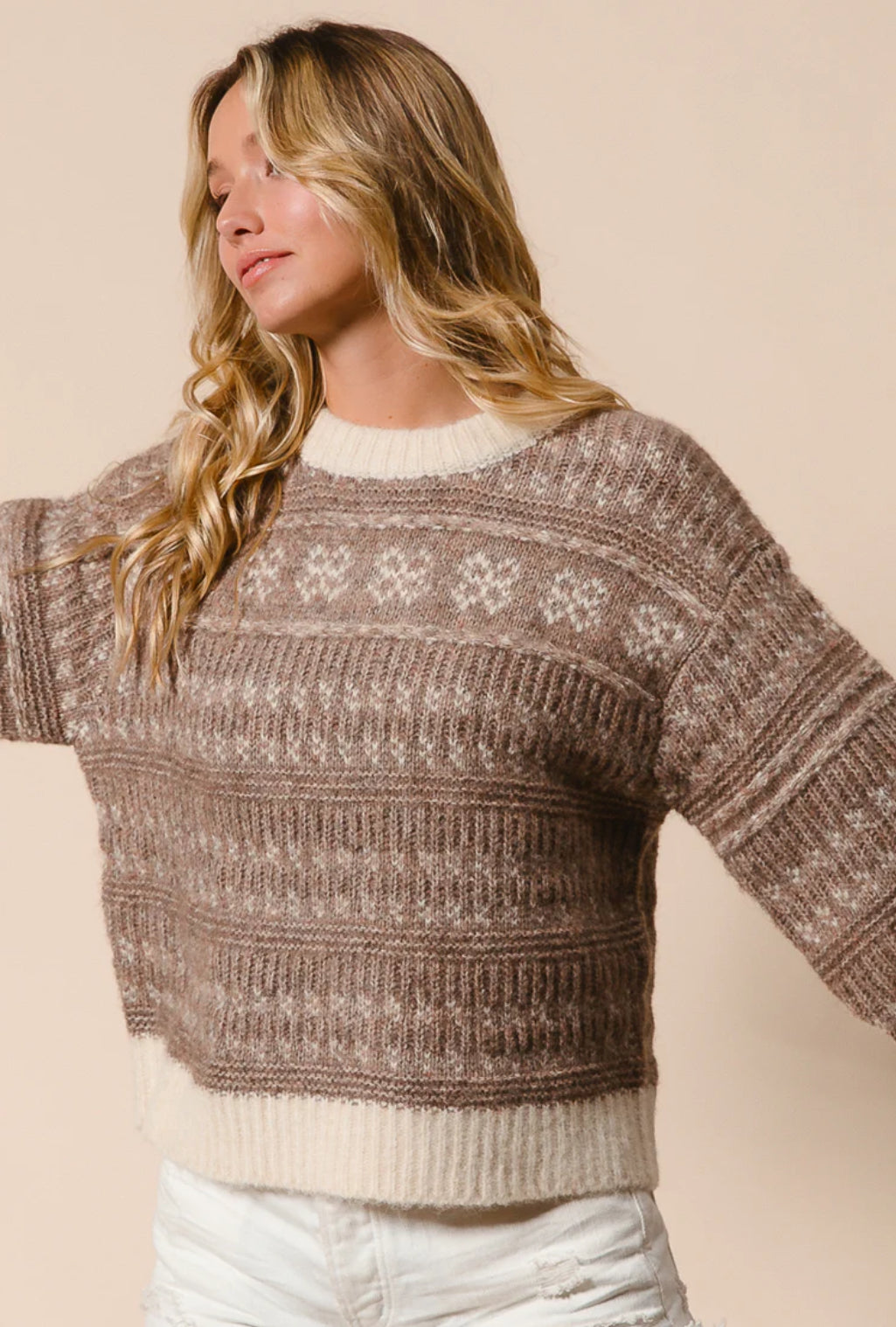 Stitch Textured Sweater