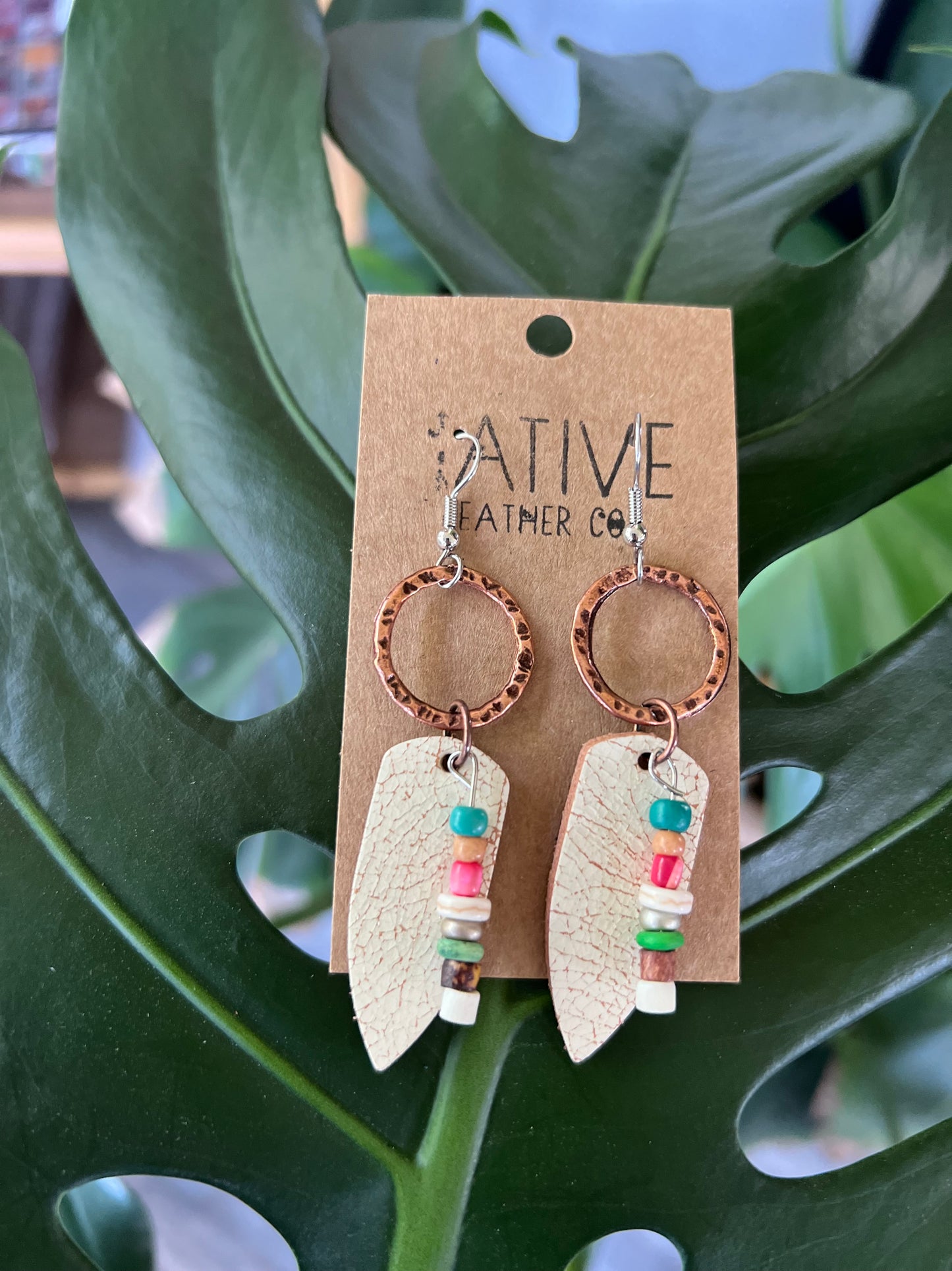 Native Leather Earrings