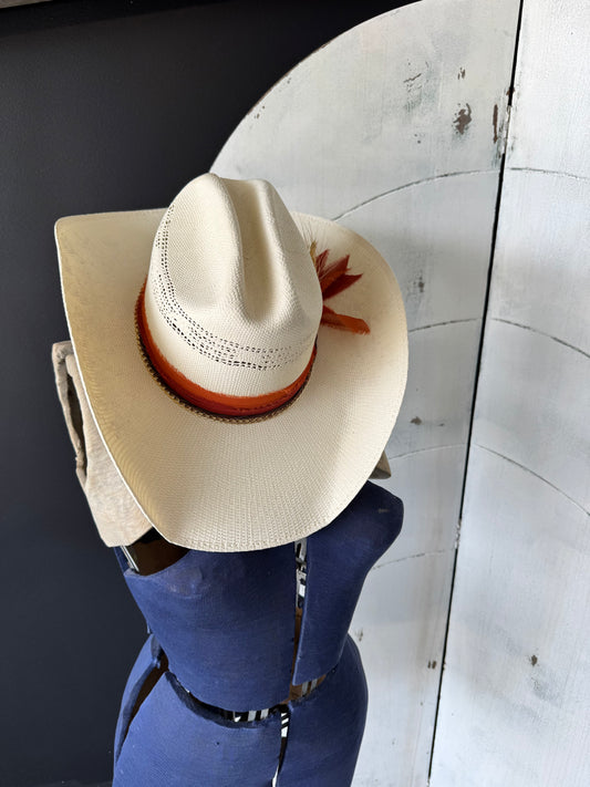 Wildflower Design Burned Hat