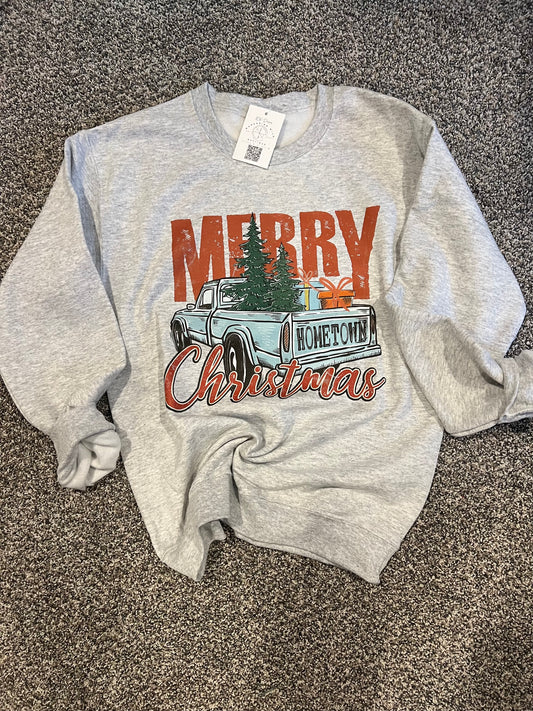 Merry Hometown Christmas Crewneck