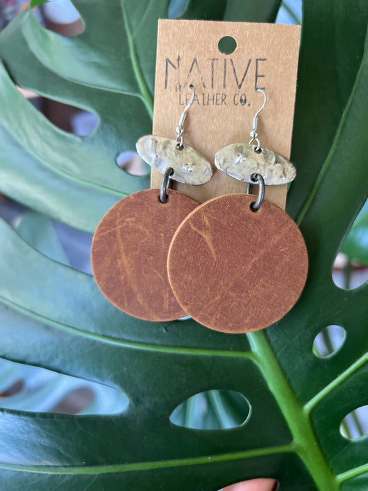 Native Leather Earrings