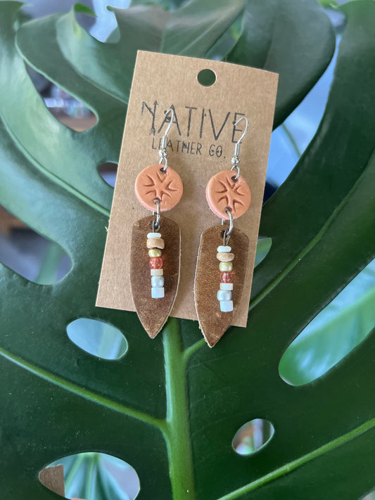 Native Leather Earrings