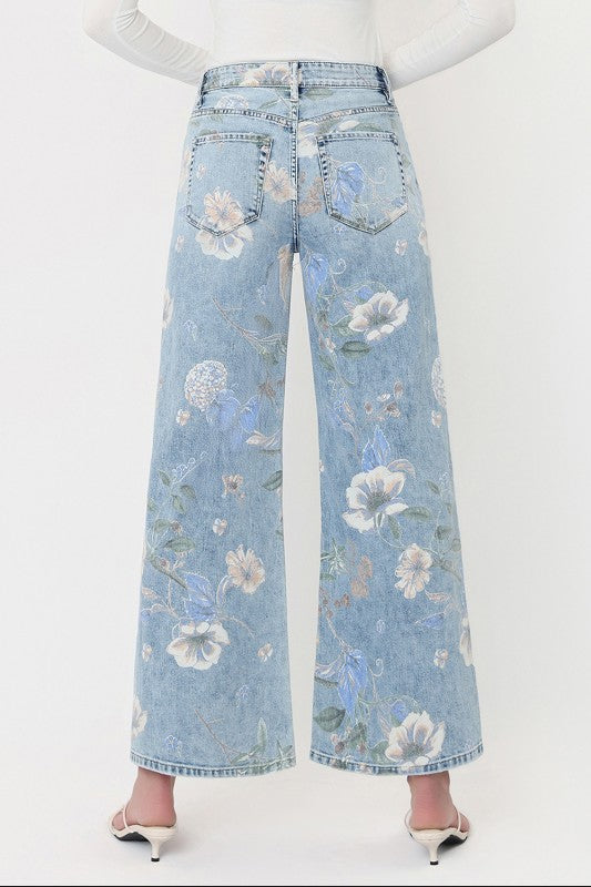 Vervet High Rise Floral Pants