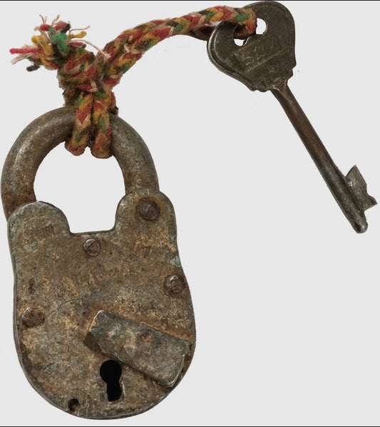 Antique lock & key