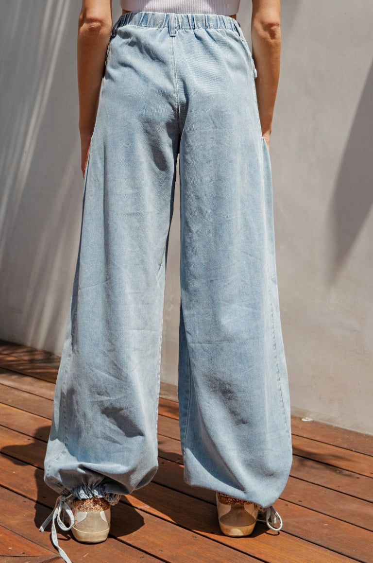 Denim Cinch Pants