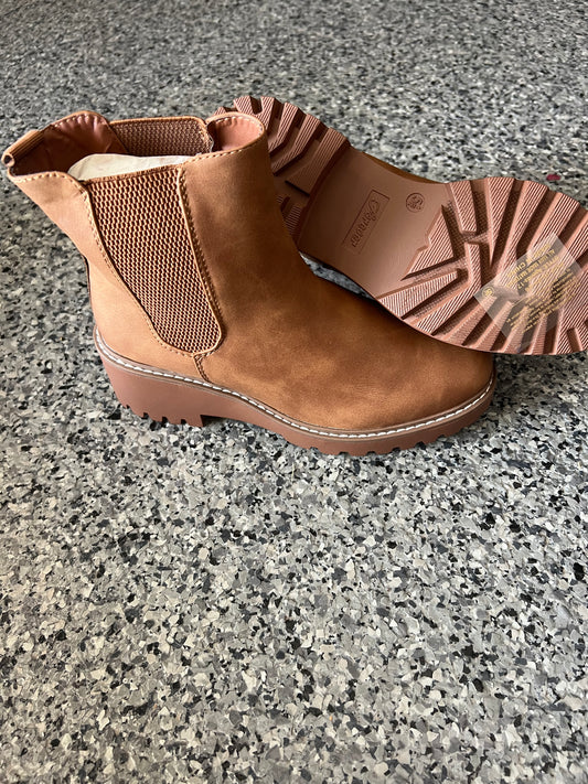 Ladies Brown Short Boot