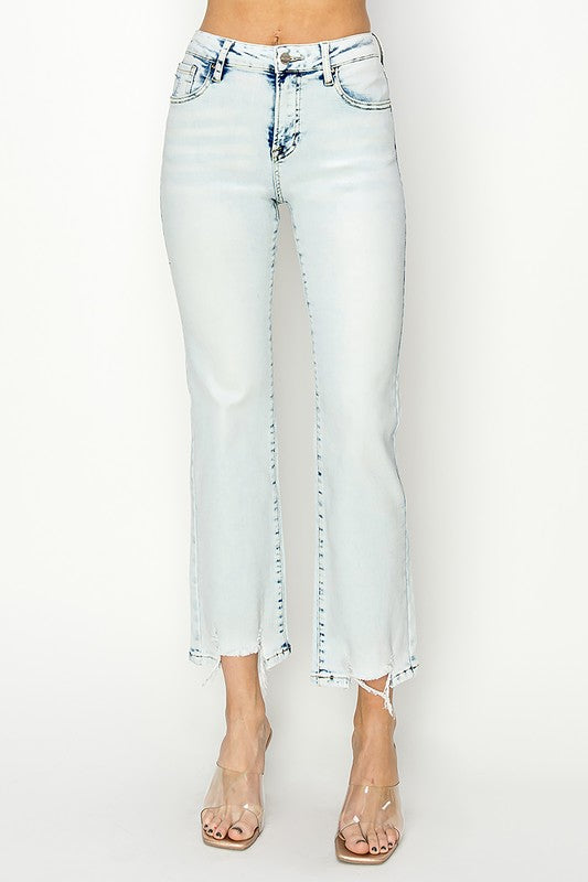 Risen High Rise Relaxed Straight leg Denim