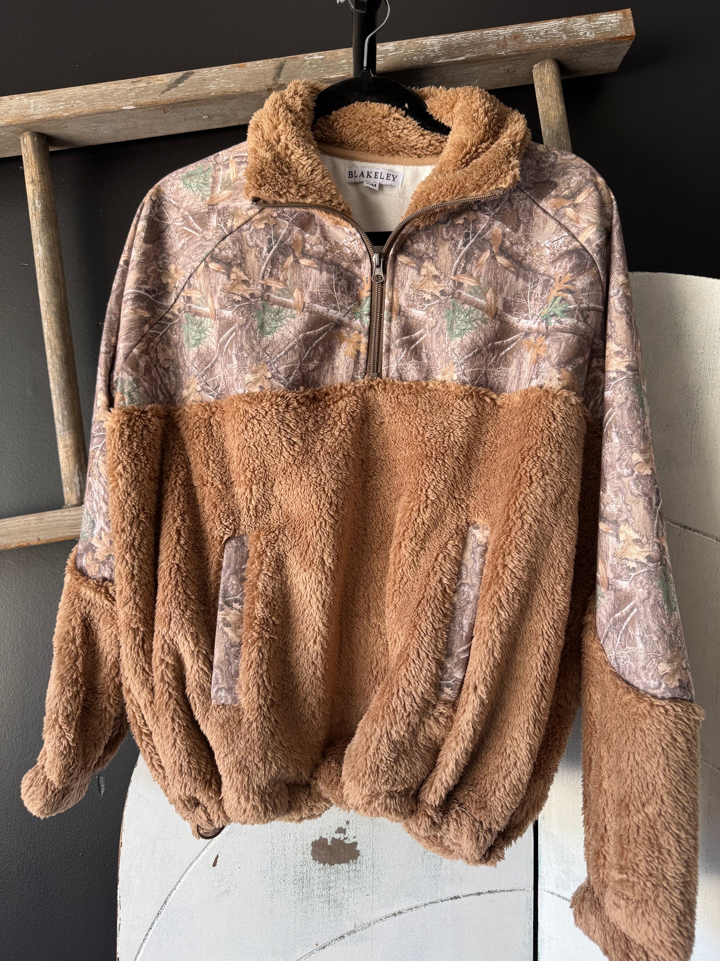 Camo Sherpa Pullover