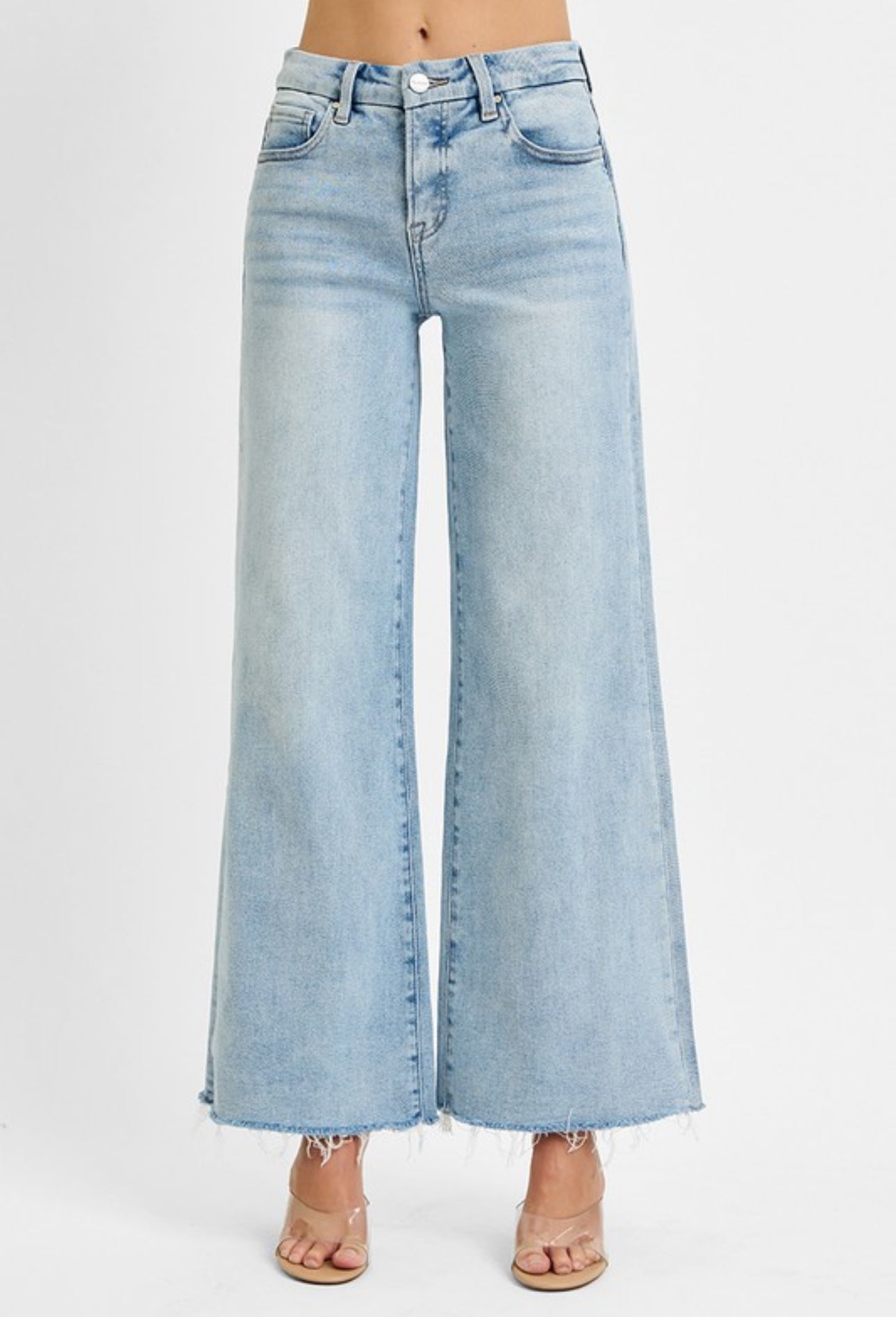 Mid-Rise Tummy Control Jeans - Light