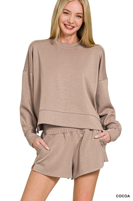 Scuba Sweatshirt & Shorts Set