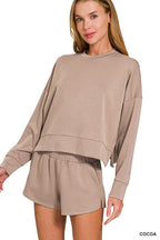 Scuba Sweatshirt & Shorts Set