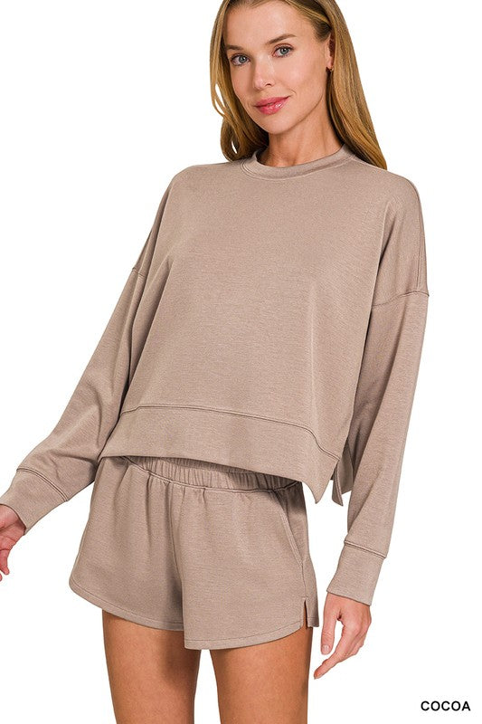 Scuba Sweatshirt & Shorts Set