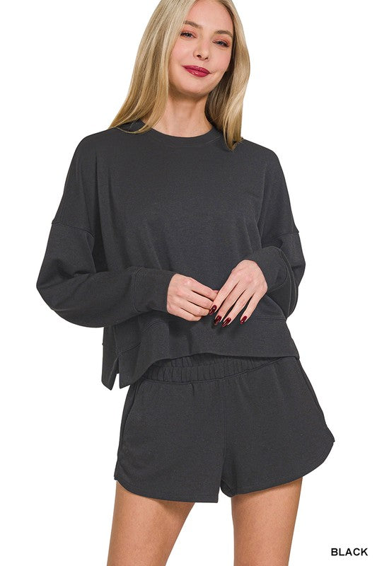 Scuba Sweatshirt & Shorts Set