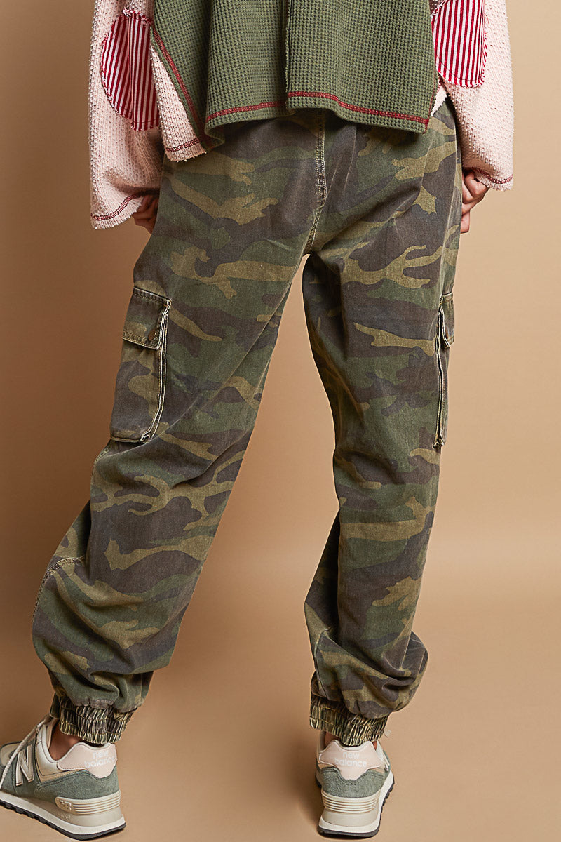 Cargo Camo Jogger Pants