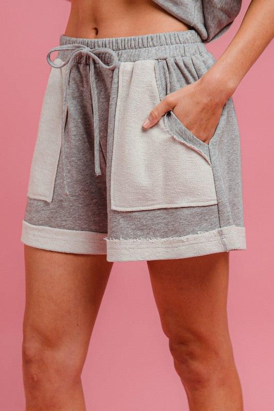 French Terry Knit Shorts