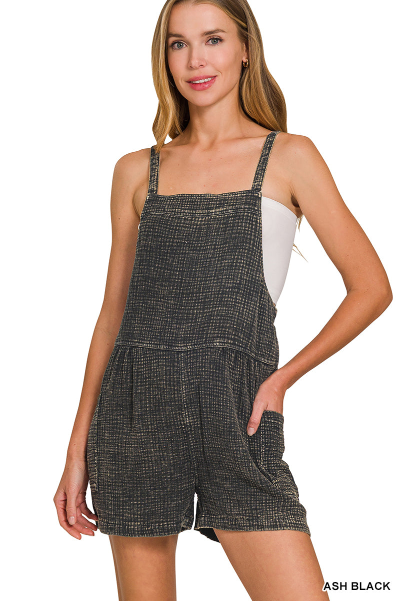 Double Gauze tie back romper