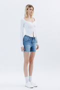 Vervet High-rise Boyfriend Shorts