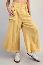 Gauze Wide Leg Pants