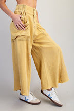 Gauze Wide Leg Pants