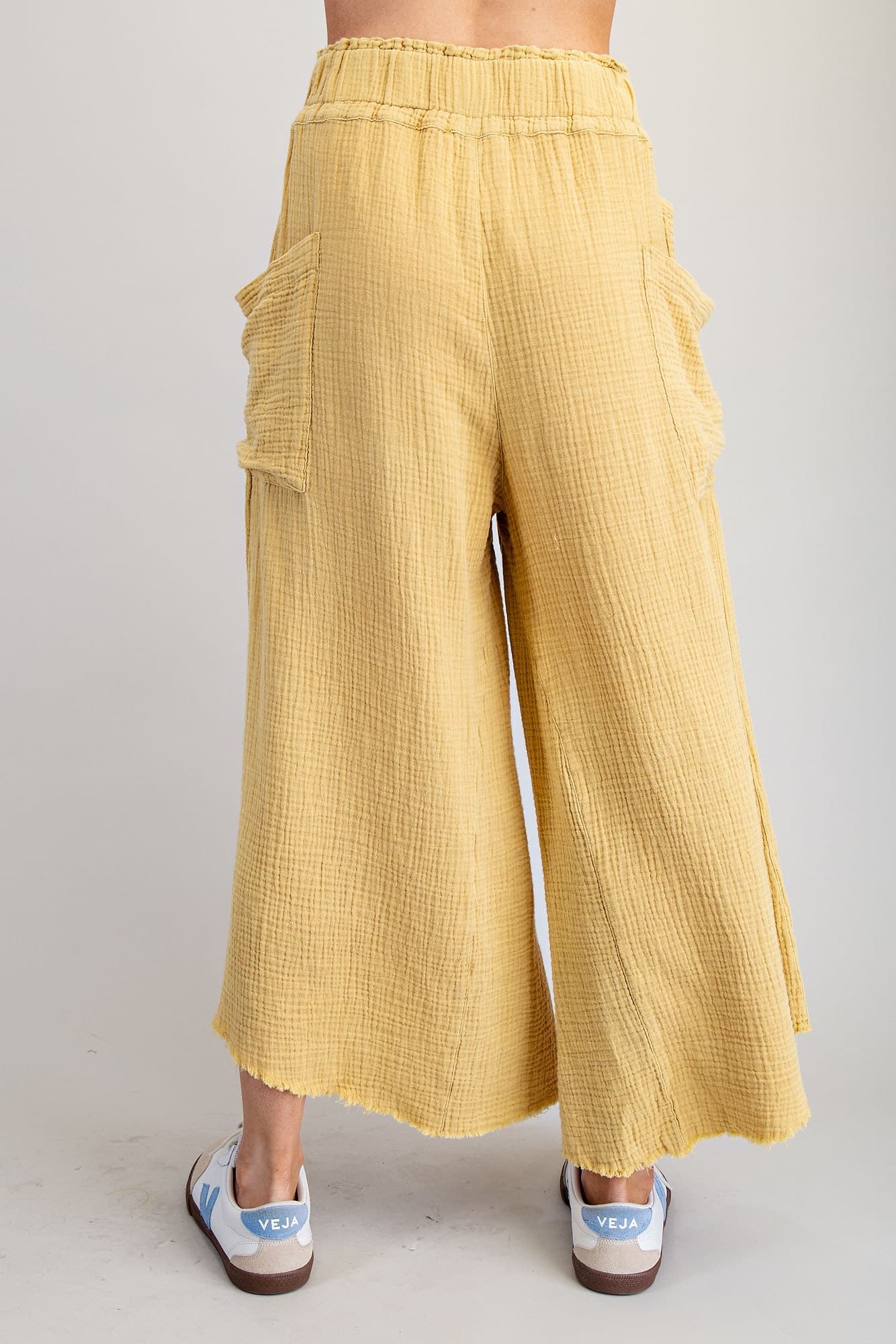 Gauze Wide Leg Pants