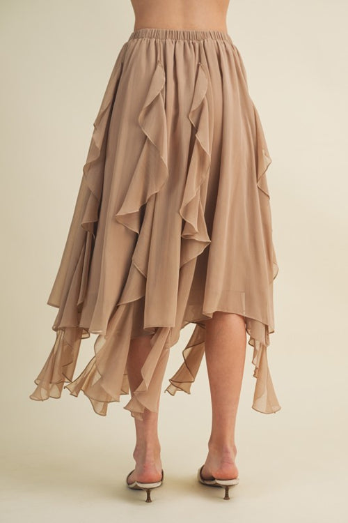 Cascading Ruffle Skirt