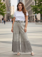 Boho Tiered Patchwork Pants