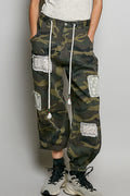 Patched Camo Jogger Pants