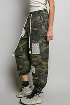 Patched Camo Jogger Pants