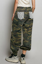 Patched Camo Jogger Pants