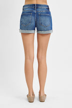 Risen Low Rise Cuffed Shorts
