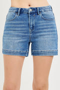 Risen High Rise Cuffed hem shorts