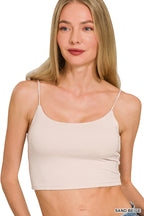 Double layered bra cami