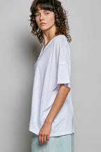 V-Neck Oversized short sleeve tee