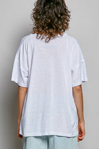 V-Neck Oversized short sleeve tee