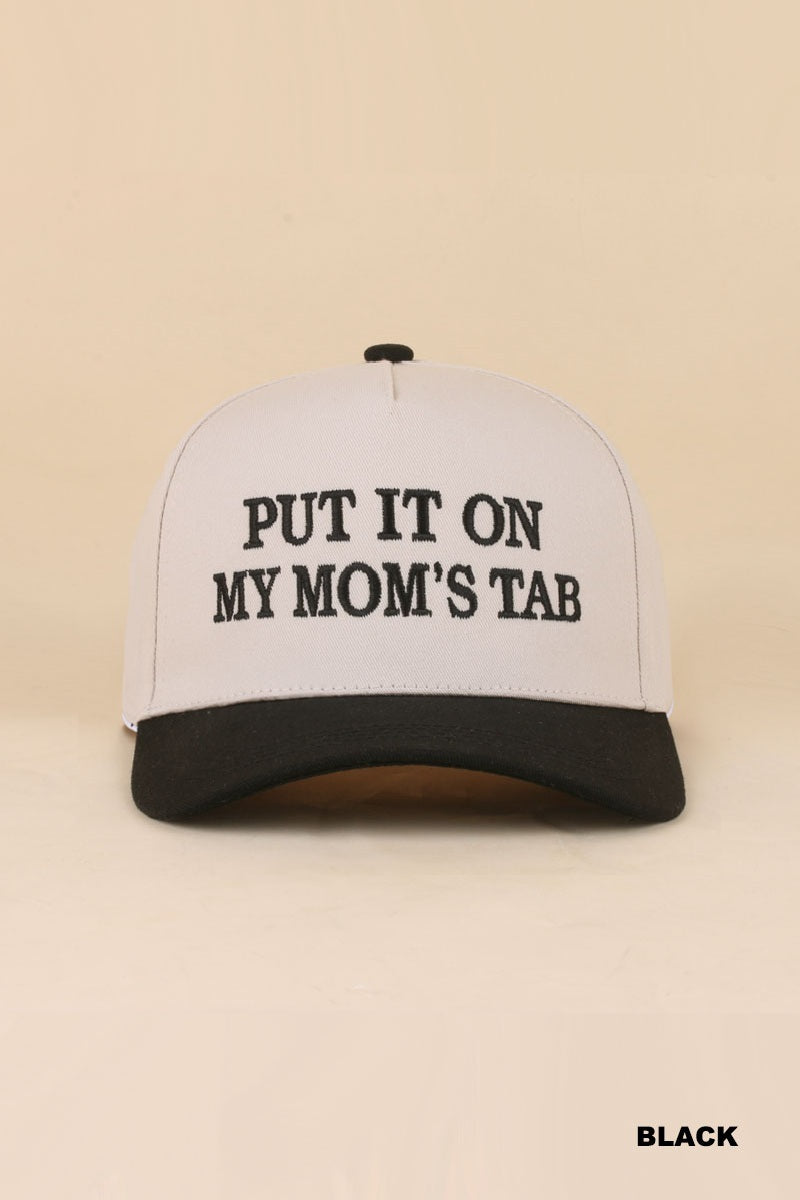 Put it on my moms tab hat