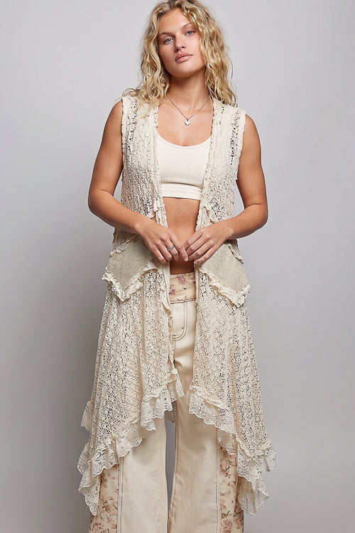 Cardigan Crochet Vest