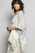 Midi Ruffled Cardigan