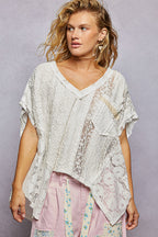 Shark Bite Lace Top