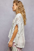 Shark Bite Lace Top