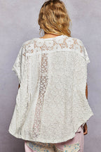 Shark Bite Lace Top